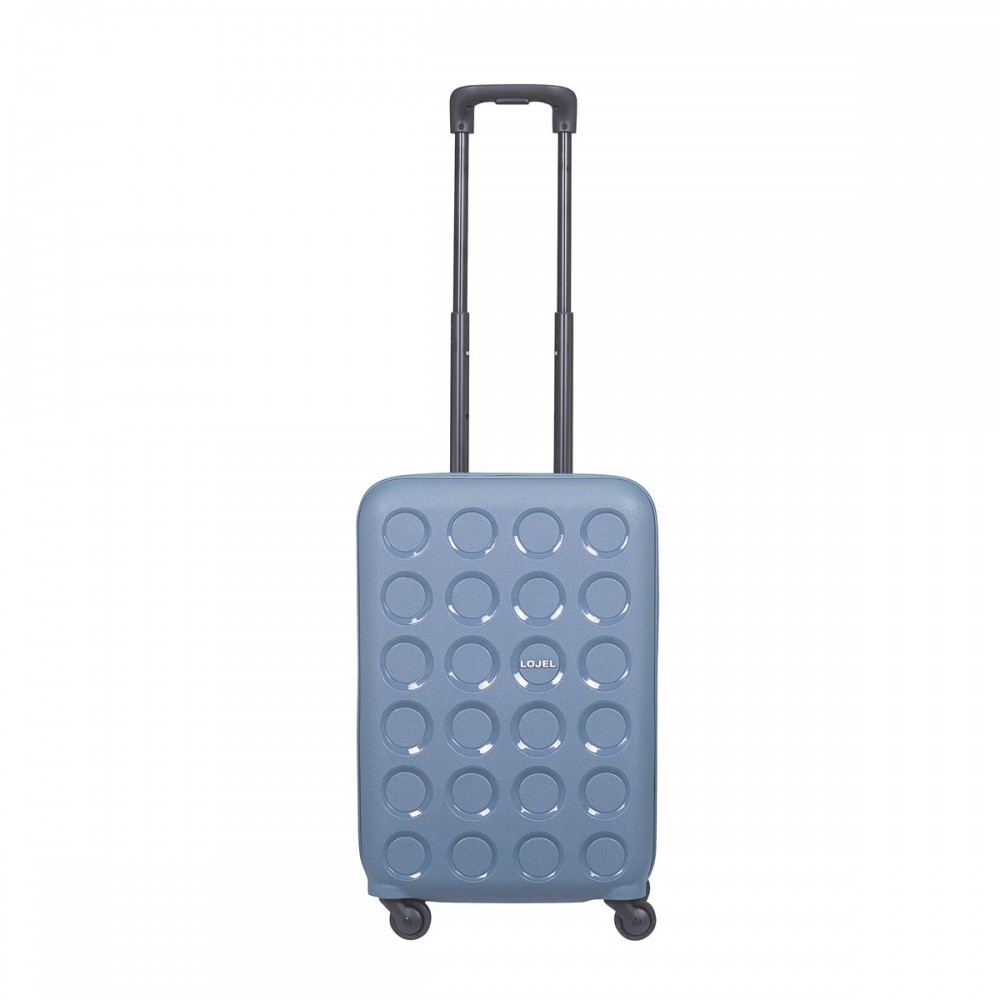 Чемодан пластиковый полипропилен Lojel VITA 18/Steel Blue маленький синий Lj-PP10-2S_BLU - Voyage