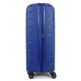 Дорожный пластиковый чемодан большой Snowball 61303  L полипропилен синий - Voyage