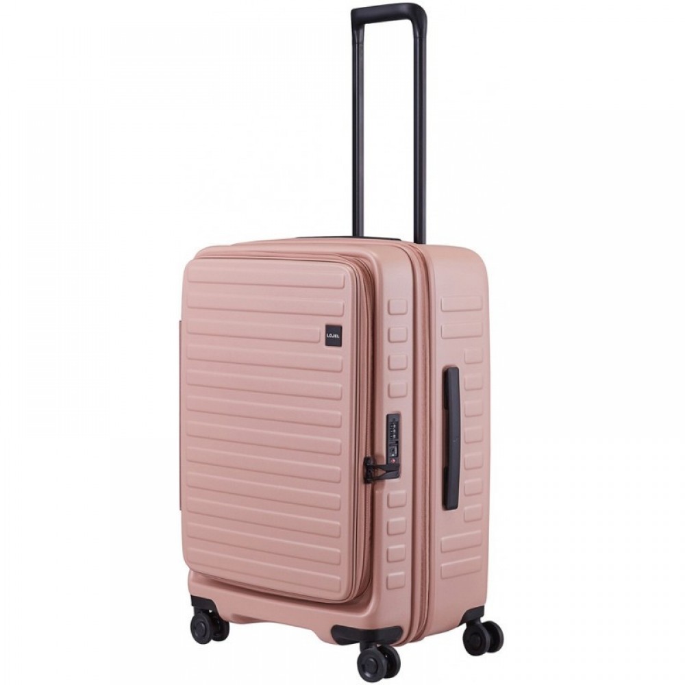 Чемодан пластиковый поликарбонат Lojel Cubo V4 M Rose Lj-1627-20426 - Voyage