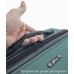 Дорожный пластиковый полипропиленовый чемодан средний М Voyage super me на 4-х колесах зеленый