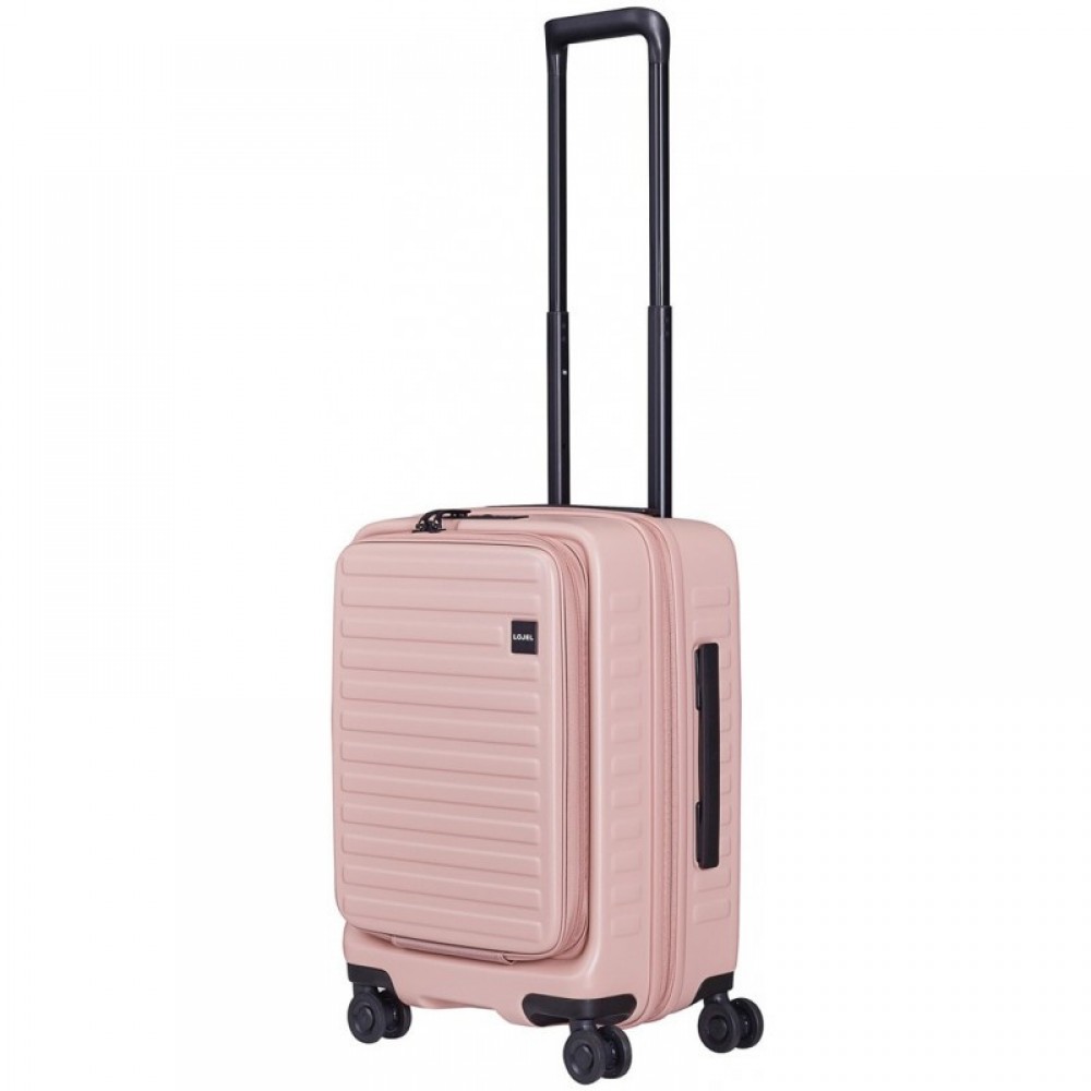 Чемодан пластиковый маленький Lojel CUBO Lj-CF1627-1S_RO Розовый - Voyage