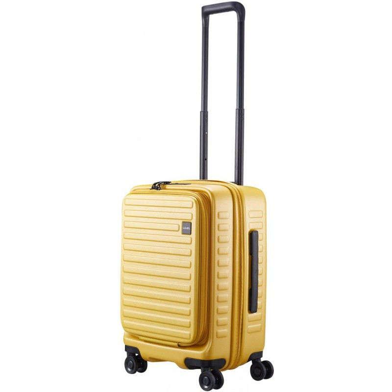 Валіза пластиковий маленький Lojel CUBO Lj-CF1627-1S Жовтий - Voyage