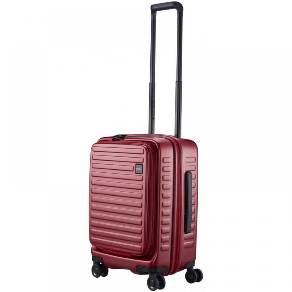 Чемодан пластиковый маленький Lojel CUBO Lj-CF1627-1S_R Красный - Voyage