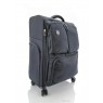 Дорожный большой чемодан тканевой 3004 Goby London The-Lite 8 черный