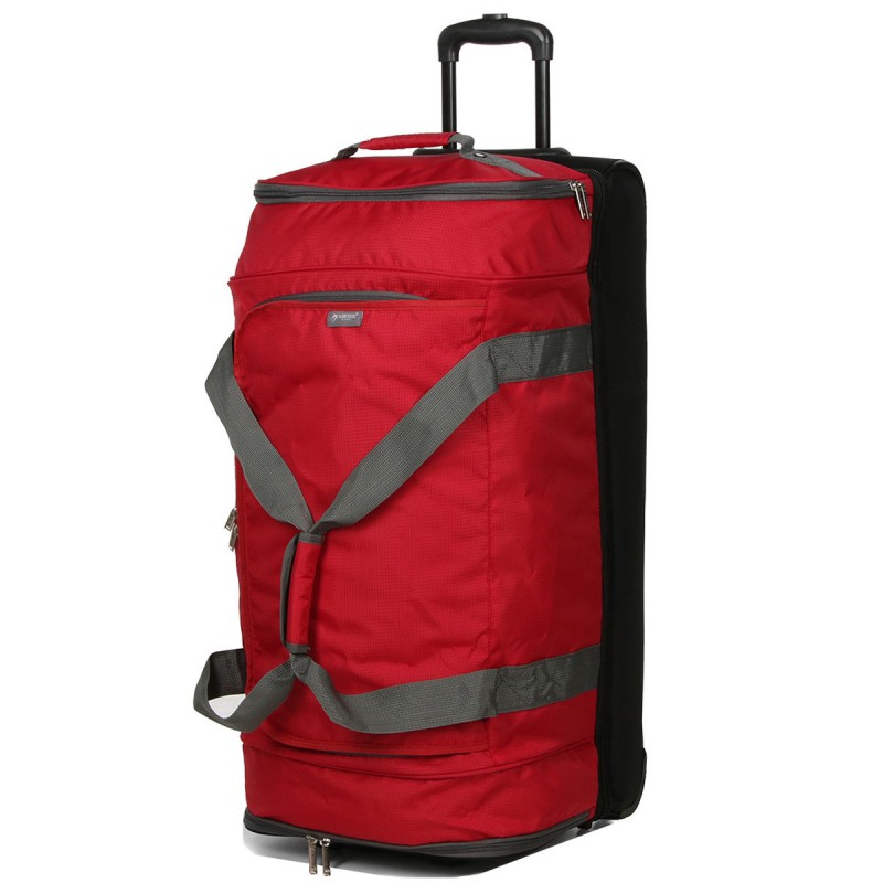 Дорожня велика сумка на колесах Airtex 819/80 бордова - Voyage