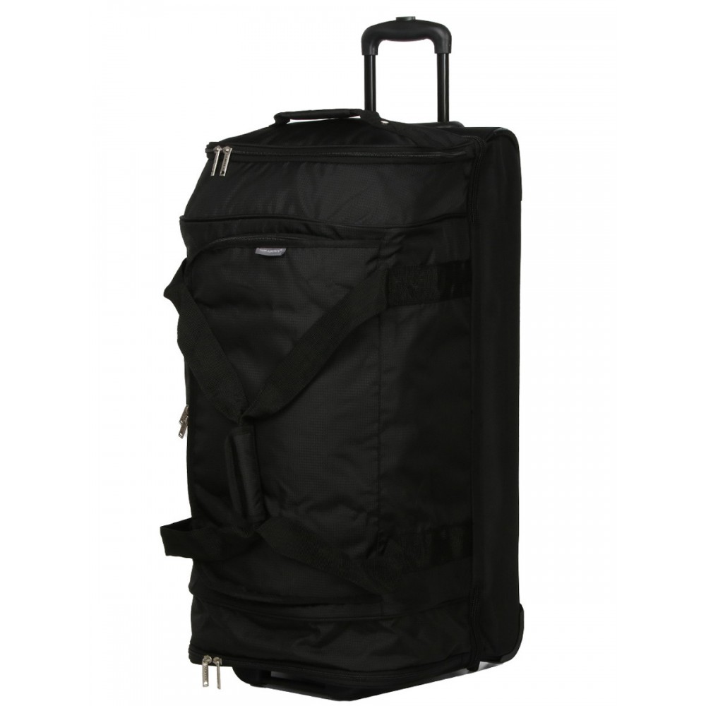 Дорожная большая сумка на колесах Airtex 819/80 черная - Voyage