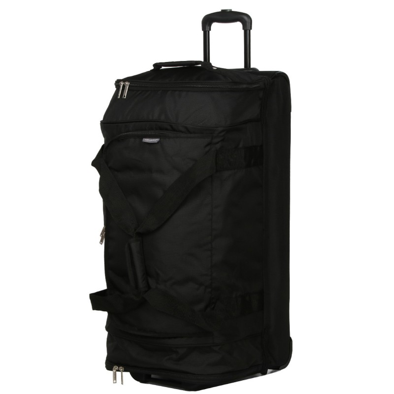 Дорожная большая сумка на колесах Airtex 819/80 черная - Voyage