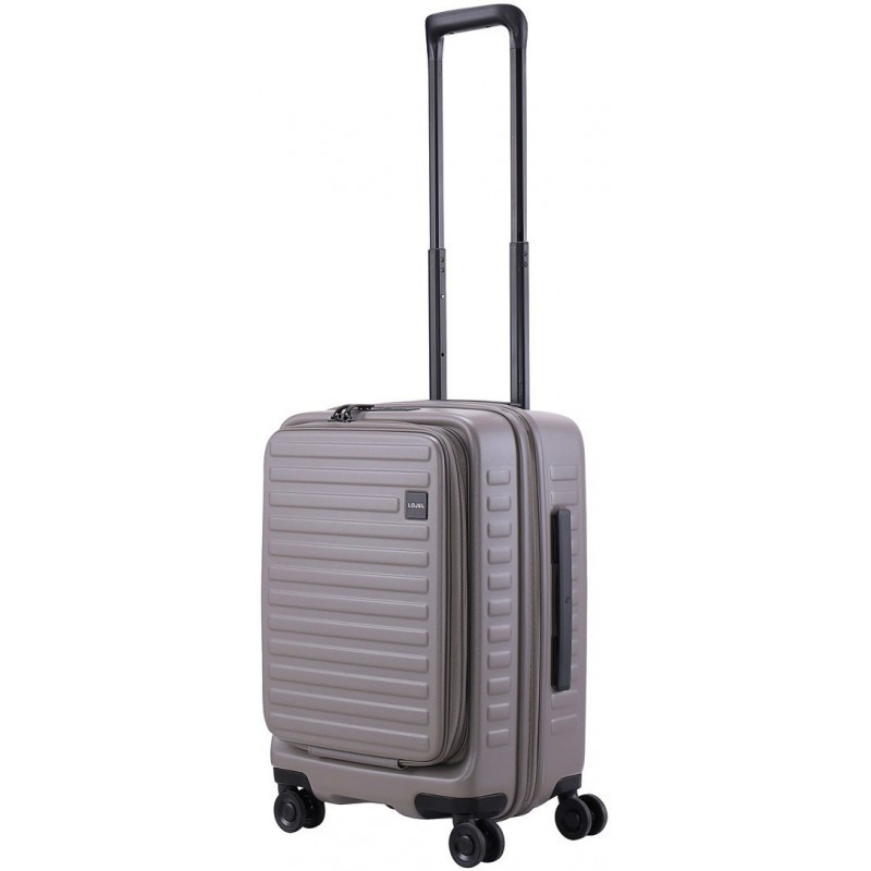 Валіза пластикова маленька Lojel CUBO Lj-CF1627-1S Сірий - Voyage