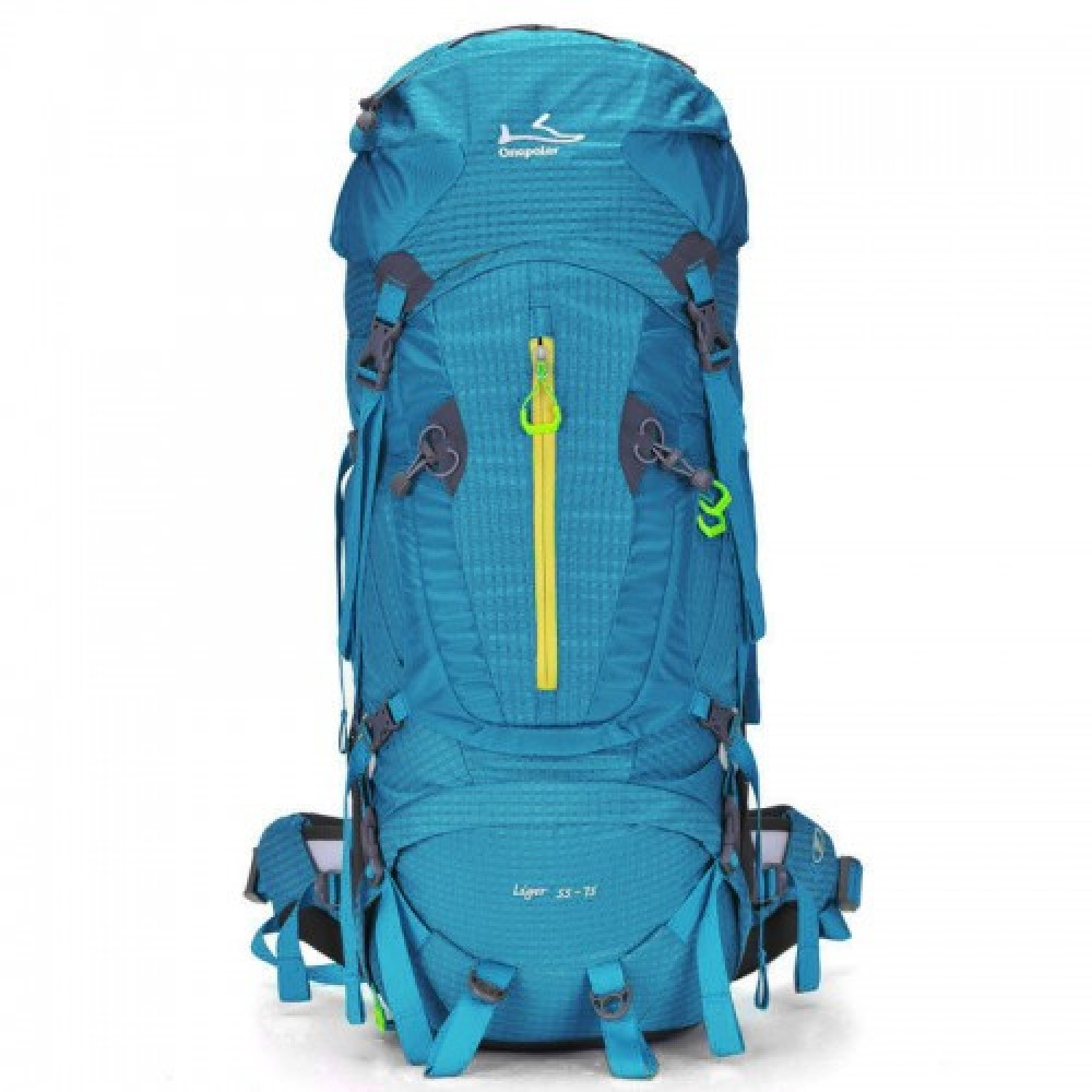 Рюкзак туристичний 75 літрів Onepolar W1631 блакитний - Voyage