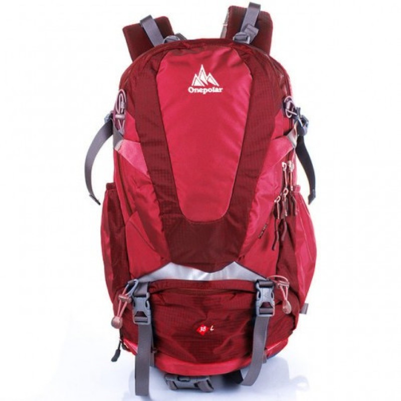 Рюкзак туристический Onepolar W2177 малиновый - Voyage
